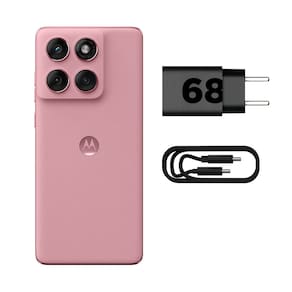 Smartphone Motorola Edge 60 Fusion 5G Rosa 256GB, 8GB RAM, Tela 6,7", Câmera Sony LYTIA 700C 50MP, Gorilla Glass 7i, Dimensity 7300, IP69 e IP68