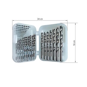 Jogo de Brocas Tramontina HSS para Aço Master Polegadas - 26 Peças - JOGO DE BROCAS HSS1/16 A 1/2 P/ ACO TRAMONTINA 26P - 2