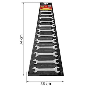 Jogo de Chaves Combinadas Tramontina Basic com Corpo em Aço Especial Cromado - 12 Peças - 2
