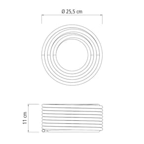 Mangueira Tramontina Flex em PVC com 3 Camadas Verde - 15 Metros - 3