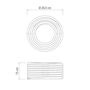 Mangueira Tramontina Flex em PVC com 3 Camadas Verde - 25 Metros - 3