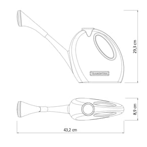 Regador para Jardim Tramontina em Plástico Azul - 2 Litros - 3