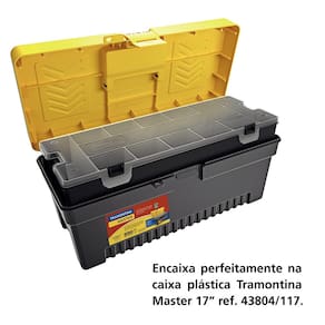 Caixa Organizadora de Ferramentas Tramontina Master em Plástico 16" - 2
