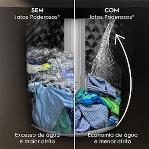 Lavadora de Roupas Electrolux Expert LEB18 18kg com Tecnologia Tripla Filtragem, Jet&Clean e Função Pet Pro - Preta