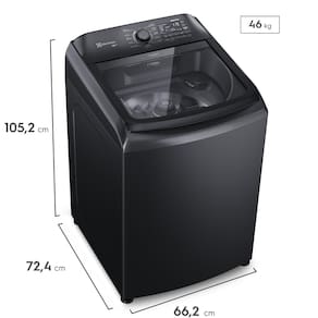 Lavadora de Roupas Electrolux Expert LEB18 18kg com Tecnologia Tripla Filtragem, Jet&Clean e Função Pet Pro - Preta