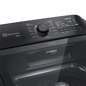 Lavadora de Roupas Electrolux Expert LEB18 18kg com Tecnologia Tripla Filtragem, Jet&Clean e Função Pet Pro - Preta