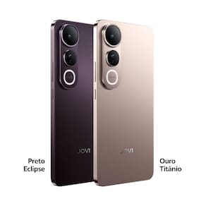 Smartphone JOVI V50 Lite 5G Preto Eclipse 256GB, 8GB RAM, Dimensity 6300, Tela AMOLED 6.77" 120Hz, Câmera Traseira 50MP, Android 15 e IP65