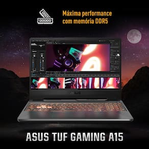 Notebook ASUS TUF Gaming A15 FA506 AMD Ryzen™ 7 7435HS 3.1GHz 8GB RAM 512GB SSD Tela 15.6" 144Hz, KeepOS NVIDIA GeForce RTX 3050