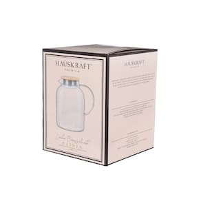 Jarra Hauskraft Clivia em Vidro Borossilicato com Tampa em Bambu – 1,5 litros - 2