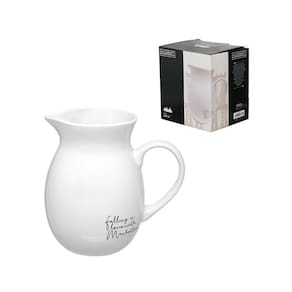 Jarra Hauskraft Manhattan em Cerâmica 1 Litro - Branca - 1