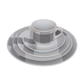 Aparelho de Jantar 20 peças Hauskraft em Porcelana Listras - 3