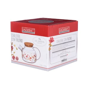 Chaleira HausKraft Le Jardin em Vidro Borossilicato com Tampa em Bambu – 1 litro - 2