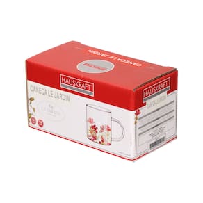 Jogo de Canecas Hauskraft Le Jardin em Vidro Borosilicato 125ml - 2 Peças - 2