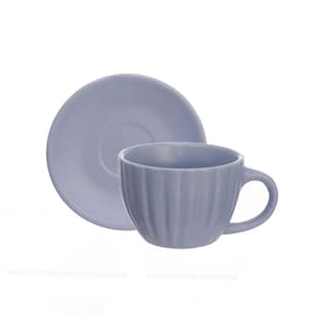 Conjunto de Xícaras para Café Hauskraft Bella em Cerâmica 90 ml Azul – 6 Peças - 3