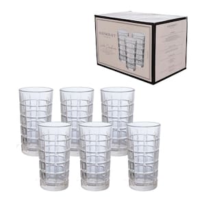 Jogo de Copos Long Drink Hauskraft Crisp 380 ml com Borda Dourada – 6 Peças - 2