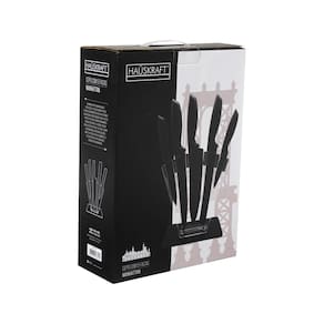 Jogo de Facas Hauskraft Manhattan com Cepo Preta – 6 Peças - 1