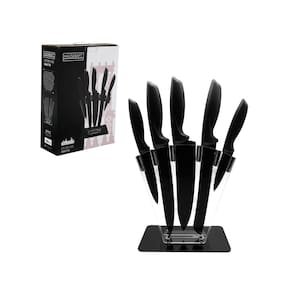 Jogo de Facas Hauskraft Manhattan com Cepo Preta – 6 Peças - 2