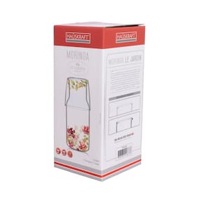 Moringa Hauskraft Le Jardin em Vidro Borossilicato - 560 ml - 2