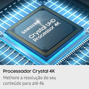 Smart TV 43" Samsung Crystal Ultra HD 4K U8600F com Sistema Operacional Tizen, Tecnologia HDR, SmartThings, Xbox Cloud Gaming e Alexa Integrada