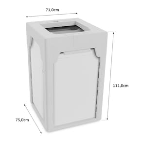Lavadora de Roupas Brastemp BWF18AB com Ciclo Tira Manchas Advanced e Ciclo Antibolinha Branca - 18Kg