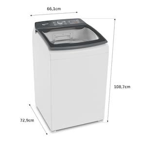 Lavadora de Roupas Brastemp BWF18AB com Ciclo Tira Manchas Advanced e Ciclo Antibolinha Branca - 18Kg