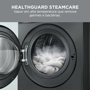 Lava e Seca Midea Slim HealthGuard Smart MF201D110WB/GK Titanium com 14 Programas, Wi-Fi e Compatível com Alexa – 11kg