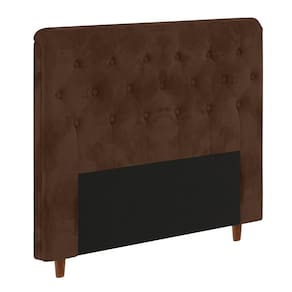 Cabeceira para Cama Box Solteiro Portobel Marcela com Revestimento em Suede