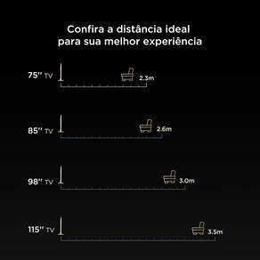 Smart TV 50" TCL P7K QLED Ultra HD 4K com Sistema Operacional Google TV, HDR10+, Dolby Vision, Dolby Atmos, HDMI 2.1, Comando por Voz e Googlecast