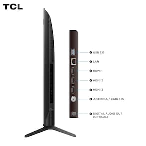 Smart TV TCL 50" 4K QLED UHD 50P7K Google TV 60Hz Processador AiPQ Preta