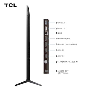 Smart TV 65” TCL 65C6K 4K QD-Mini Led 144Hz com Sistema Operacional Google TV