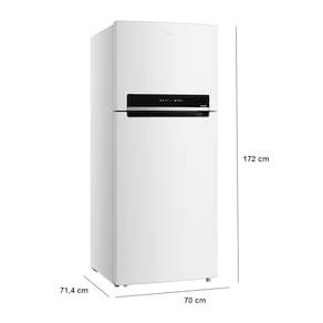Geladeira Midea Frost Free Duplex MD-RT611EVK013, 473 Litros Branca com tecnologia Inverter e Painel Touch – Flexi-volt