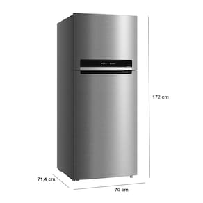 Geladeira Midea Frost Free Duplex MD-RT611EVK013, 473 Litros Inox com tecnologia Inverter e Painel Touch – Flexi-volt