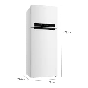Geladeira Midea Frost Free Duplex MD-RT650EVK013, 491 Litros Branca com Tecnologia Inverter e Painel touch – Flexi-volt