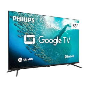 Smart TV LED 86" Ultra HD 4K Philips 86PUG7019/78 com Google TV, Comando de Voz, Wi-Fi, Entradas HDMI e USB