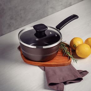 Panela Tramontina Sicília em Alumínio com Revestimento Interno e Externo em Antiaderente Starflon Excellent 20 cm - Avelã - 1