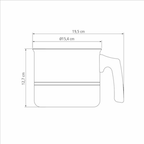 Fervedor Tramontina Sicília em Alumínio com Revestimento Interno e Externo em Antiaderente Starflon Excellent Vermelho - 1,9 L - 3
