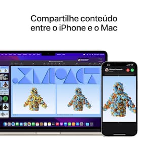Apple MacBook Air de 13" (Estelar, Chip M2 com CPU 8 núcleos, GPU 8 núcleos e Neural Engine de 16 núcleos, Memória unificada 16 GB, SSD de 256 GB)