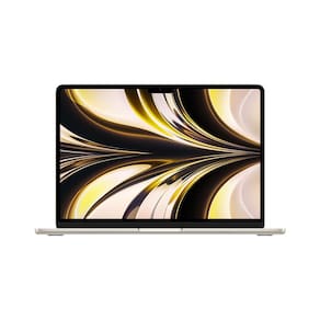 Apple MacBook Air de 13" (Estelar, Chip M2 com CPU 8 núcleos, GPU 8 núcleos e Neural Engine de 16 núcleos, Memória unificada 16 GB, SSD de 256 GB)