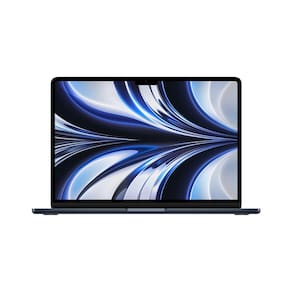 Apple MacBook Air de 13" (Meia-noite, Chip M2 com CPU 8 núcleos, GPU 8 núcleos e Neural Engine de 16 núcleos, Memória unificada 16 GB, SSD de 256 GB)
