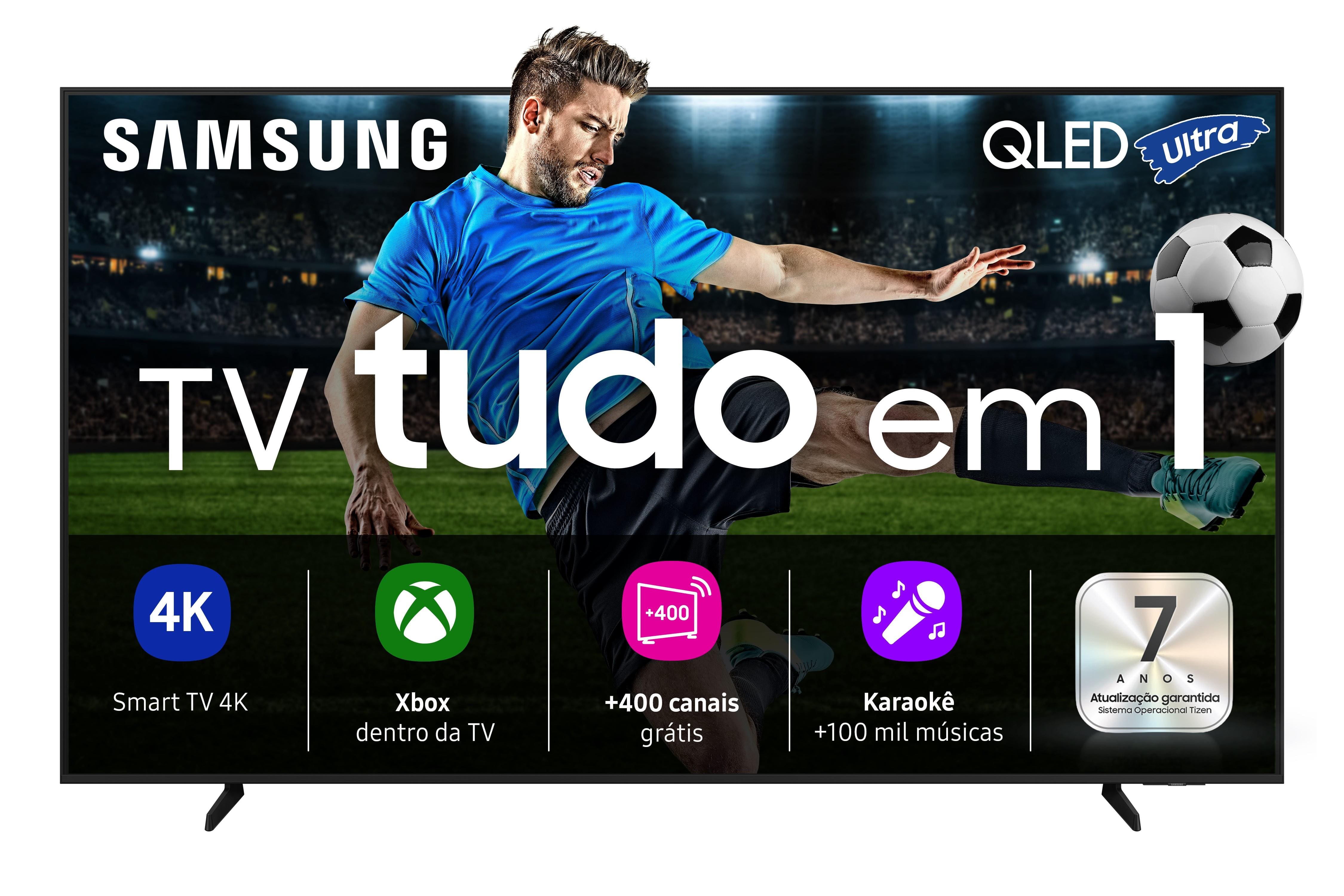 Smart TV Samsung 65” 4K QLED Ultra QN65Q7FAAGXZD Vision AI Processador com AI Xbox Cloud Gaming - 1