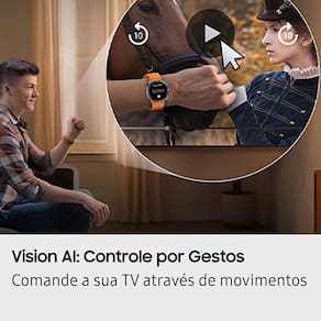 Smart TV QLED 65” 4K Samsung QN65Q7FAAGXZD, Vision AI, Processador com AI, Xbox Cloud Gaming, Controle por Gestos, Art Store, Alexa, Wi-Fi e Bluetooth