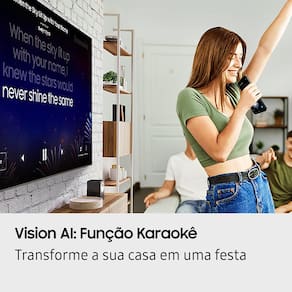 Smart TV QLED 65” 4K Samsung QN65Q7FAAGXZD, Vision AI, Processador com AI, Xbox Cloud Gaming, Controle por Gestos, Art Store, Alexa, Wi-Fi e Bluetooth
