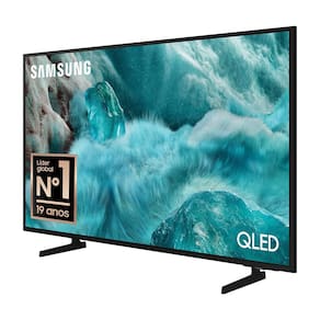 Smart TV QLED 55” 4K Samsung QN55Q7FAAGXZD, Vision AI, Processador com AI, Xbox Cloud Gaming, Controle por Gestos, Art Store, Alexa, Wi-Fi e Bluetooth