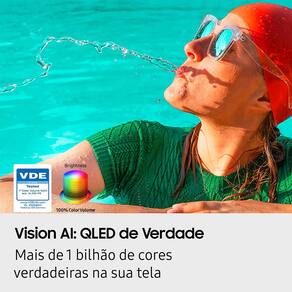 Smart TV QLED 55” 4K Samsung QN55Q7FAAGXZD, Vision AI, Processador com AI, Xbox Cloud Gaming, Controle por Gestos, Art Store, Alexa, Wi-Fi e Bluetooth