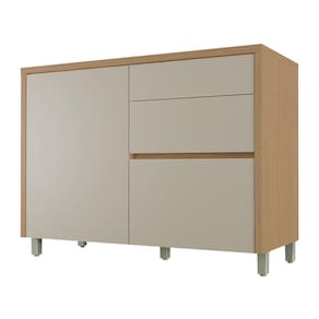 Balcão Nesher Condessa em MDF com 1 Porta e 3 Gavetas - 120cm de largura - 2