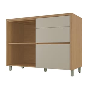 Balcão Nesher Condessa em MDF com 1 Porta e 3 Gavetas - 120cm de largura - 3