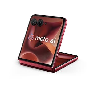 Smartphone Motorola Razr 60 Ultra 5G Vermelho 1TB, 16GB RAM + 16GB Ram Boost, Tela Dobrável 7.0" pOLED e Externa 4", Câmera Traseira 50MP e IP48