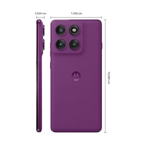 Smartphone Motorola Edge 60 Pro 5G Violeta 256GB, 12GB RAM + 12GB Ram Boost, Tela 6.7" 120Hz, Câmera Sony LYTIA 700C 50MP e Dimensity 8350 Extreme