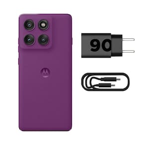 Smartphone Motorola Edge 60 Pro 5G Violeta 256GB, 12GB RAM + 12GB Ram Boost, Tela 6.7" 120Hz, Câmera Sony LYTIA 700C 50MP e Dimensity 8350 Extreme