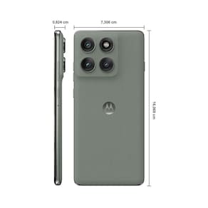 Smartphone Motorola Edge 60 Pro 5G Cinza 512GB, 12GB RAM + 12GB Ram Boost, Tela 6.7" 120Hz, Câmera Sony LYTIA 700C 50MP e Dimensity 8350 Extreme